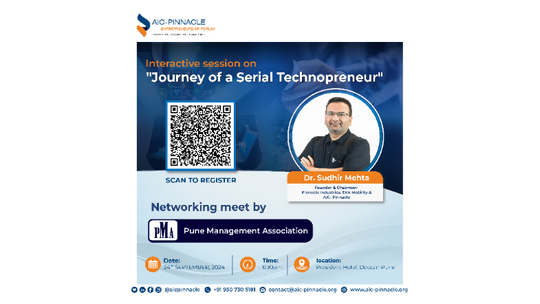 An Interactive session on Dr.Sudhir Mehta’s inspiring journey as a successful technopreneur