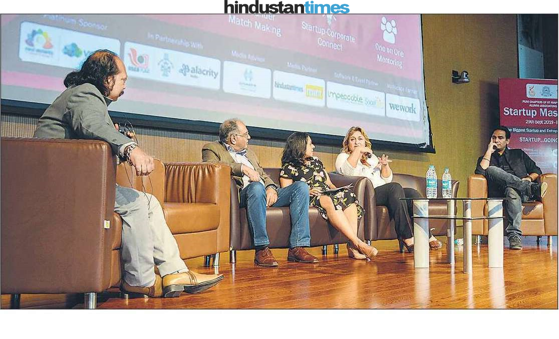 Nitin Parab, Girish Bhagat, Vandana Saxena, Francesca Vitale and Jeet Vijay during the panel