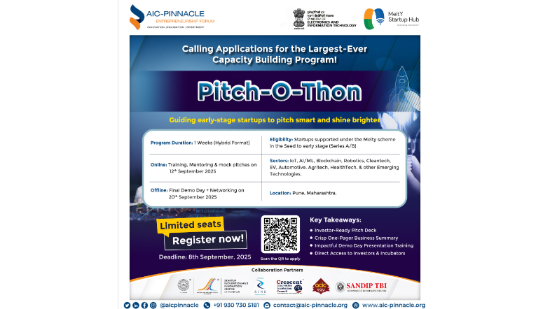 Calling Applications for the Largest-Ever Capacity Building Program Pitch-O-Thon 2025!