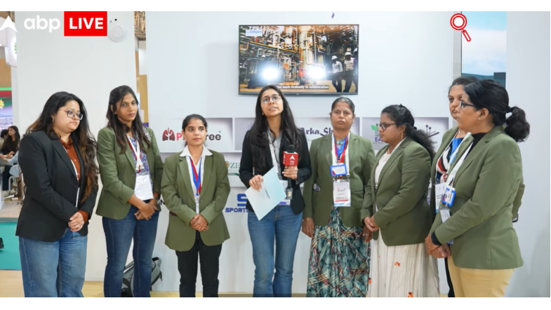 Our EvolutioNari women entrepreneurs featured on ABP Live at India Energy Week 2025! 